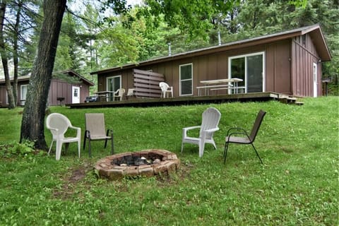 Gather around the firepit at the evening's end