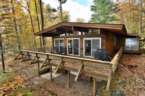 Overlooking the pristine waters of Lake Owen