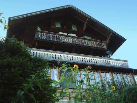the chalet on a summer day 