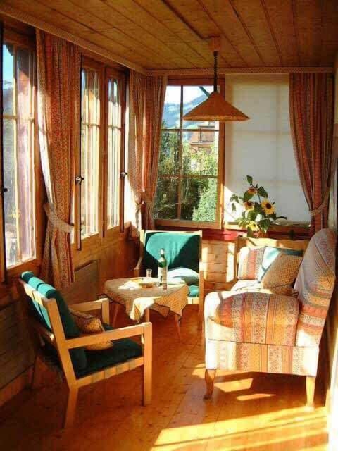 the beautiful sitting area with natural light