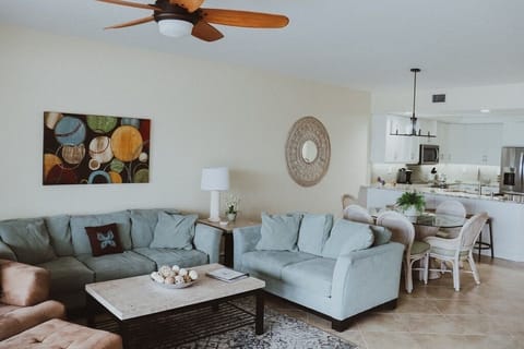 Open concept Living, Dining and Kitchen