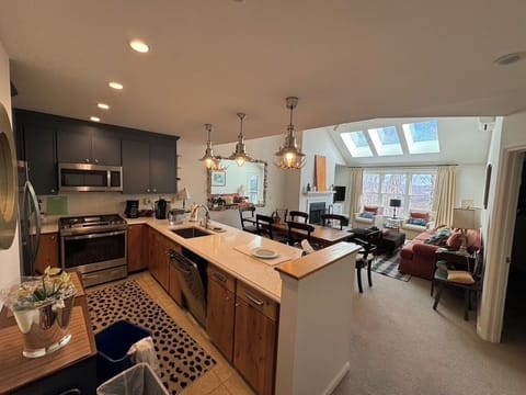 Open and inviting floor plan on the main floor with newly updated kitchen!