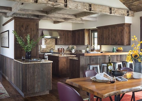 Kitchen - Four Pines 07 - Teton Village, WY - Luxury Villa Rental