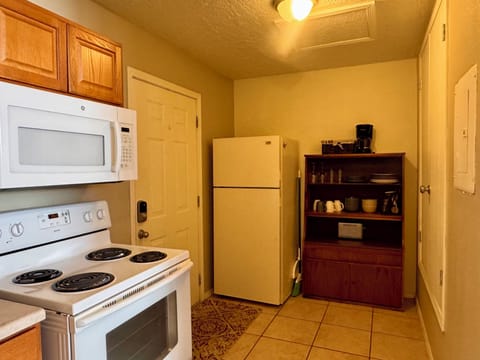 Entrance into home and kitchen area