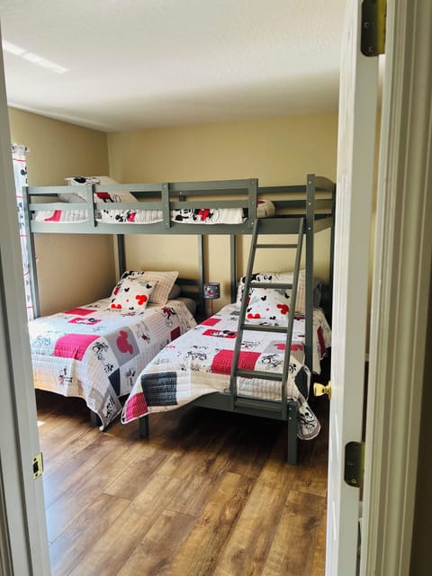 Bunk Bed Room- Upper Level - top bunk is a full, bottom two are full's.