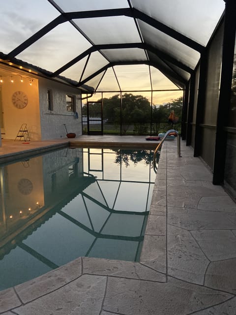 Brand new paved backyard with brand new lanai.  