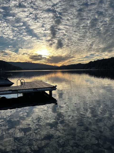 October sunset, view from my dock.