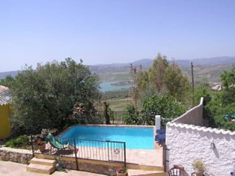 Private pool, leading from the large sunny patio.