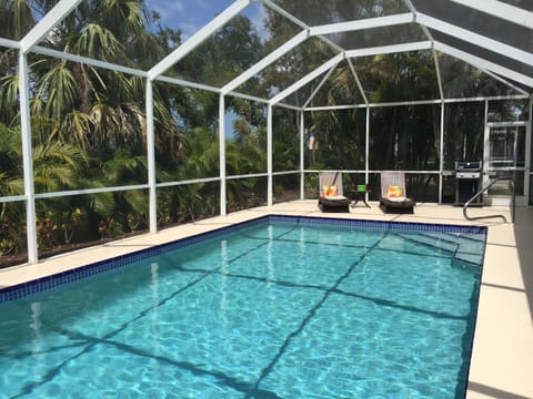Beautiful, large heated pool