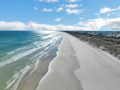 Aerial view of Seas the Day's beach aka Butler Beach (looking south)