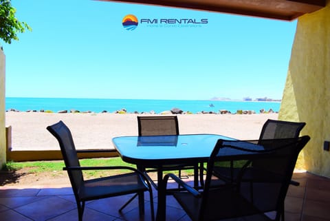 Beautiful terrace with a great view of the Sea of Cortés
