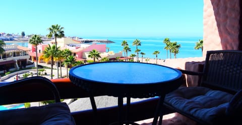 Beautiful view of the Sea of Cortes and pool side
