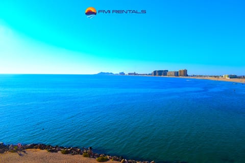 Beautiful beach front view of the Sea of Cortes
