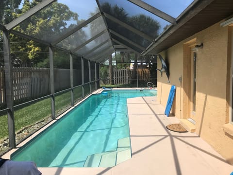 3/2 Pool Home on the Banana River, blocks from the beach & private dock