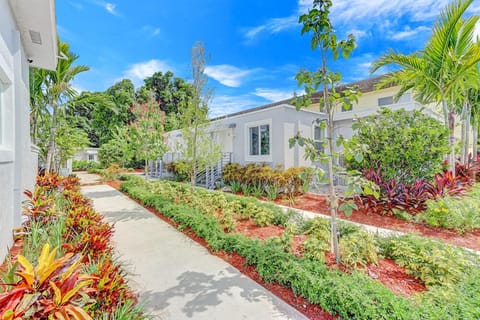 Breathe in fresh air & walk along plant-lined walkways