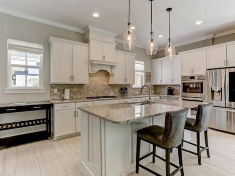 Gas stove and stainless steel appliances