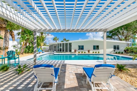 Relaxing Beneath the Pergola