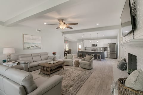 Watch TV or Visit in the Open Great Room