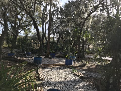 Sitting area front yard