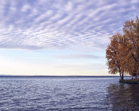 Truly lakefront with unobstructed views