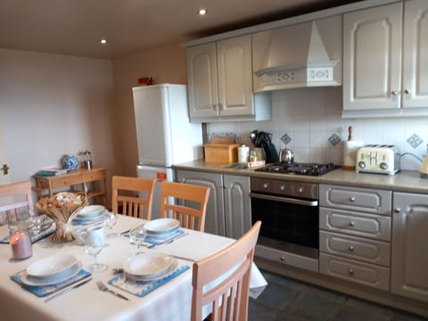 Kitchen and dining area