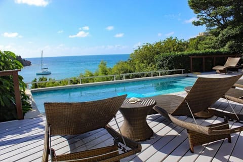 Your southern view overlooking the entrance to Chocolate Hole Harbor