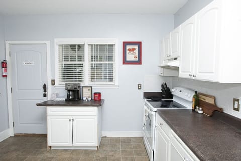 Kitchen with plenty of counter space.