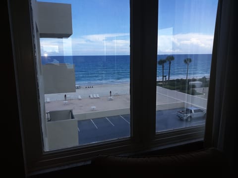 View from double window