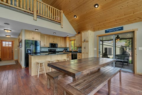 Large table for entertaining