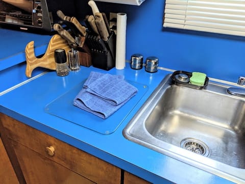 Kitchen: The kitchen has everything you'll need to cook and prepare your meals.