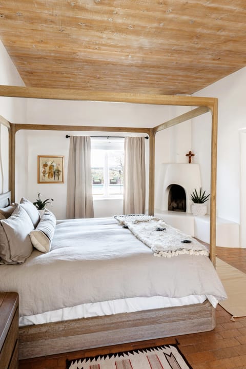 Primary Ensuite Bedroom with Fireplace