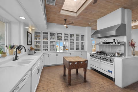 Chef's Kitchen with Commercial Range/Refrigerator