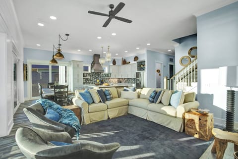 2nd Floor Main Living Area, Dining Room and Kitchen