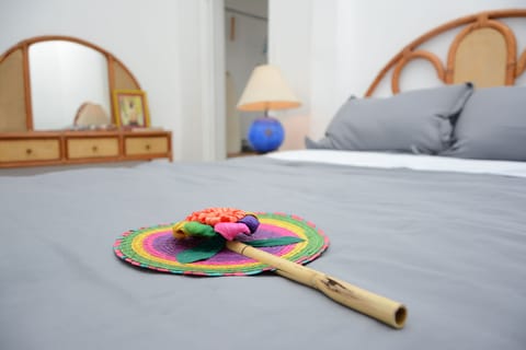 A calm environment prevails in your room so you can lean back and relax