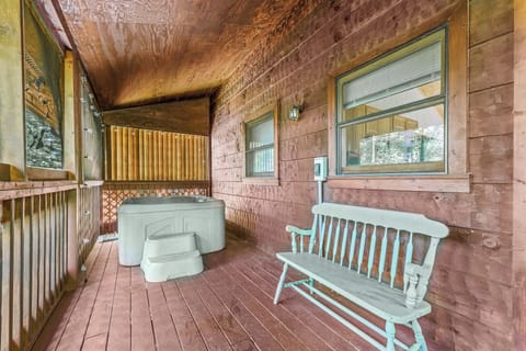 A comfy corner for morning coffee, quiet journaling, or evening chats.