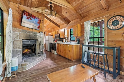 Chill, binge, and recharge — open layout with Smart TV, WiFi & fireplace