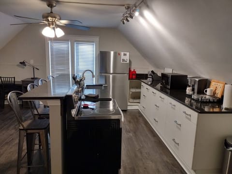 Fully stocked kitchen