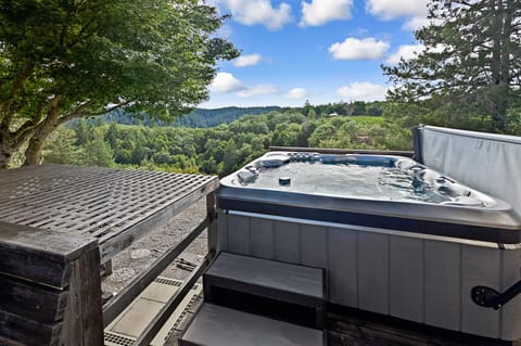 Soak in serenity—Let the warm bubbles melt your stress away. 