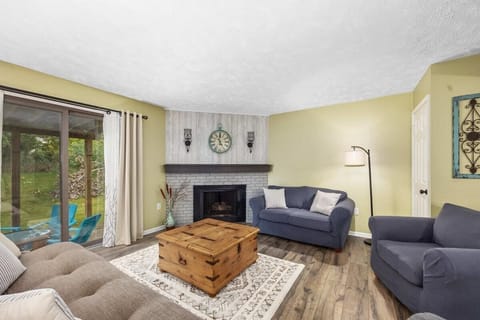 Ample living room seating