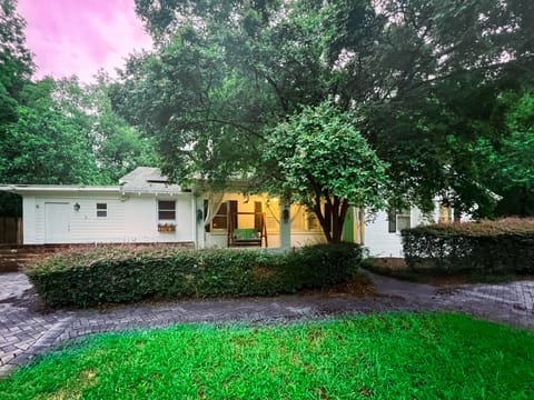 Enjoy the porch swing in the evening.