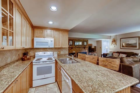 Kitchen with Granite Countertops
