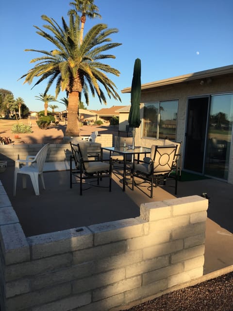 Back patio