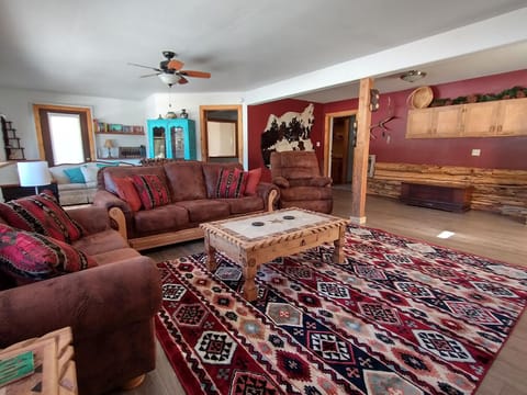The living room is the perfect spot for the family to gather.