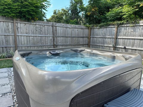 Nothing like a hot tub on a cool Gainesville evening.
