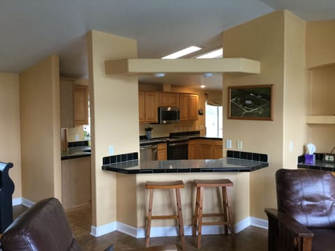 Kitchen from living room