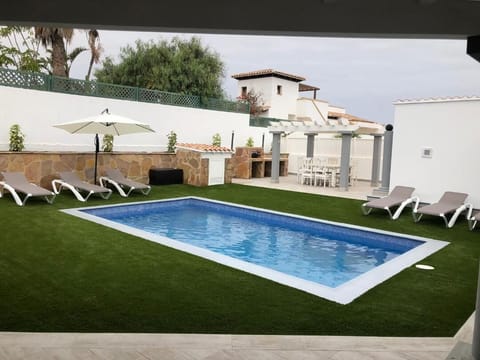 large heated pool