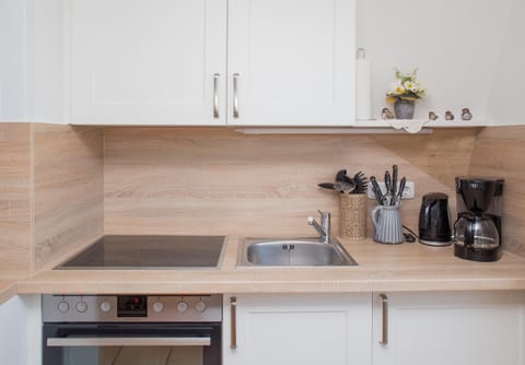 Kitchenette in the apartment Kleine Perle in Norddorf on the island Amrum