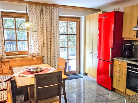 Furniture, Flooring, Interior Design, Floor, Wood, Kitchen, Ceiling, Countertop, Kitchen Appliance, Room