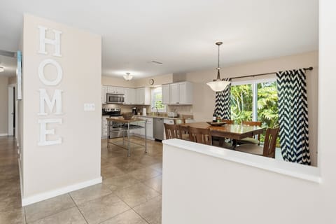 Kitchen with dining area