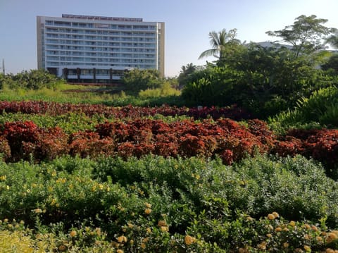 lush gardens